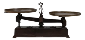 19th Century French Iron & Brass Scale