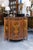 One of a Pair of English Satinwood, Mahogany and Painted Serpentine Cabinets, Mid 19th Century For Sale - Image 10 of 12