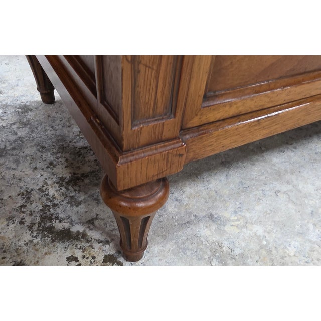 Wood Vintage Henredon Furniture French Neoclassical Louis XVI–style Tall Chest For Sale - Image 7 of 17