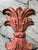 American Antique Cast Iron Architectural Fragment in Red Paint For Sale - Image 3 of 5