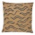 Tribal Schumacher Kata 22" Pillow in Camel with Black For Sale - Image 3 of 3