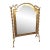 Early 20th Century 28" Baroque Vanity Floor or Table Top Mirror For Sale