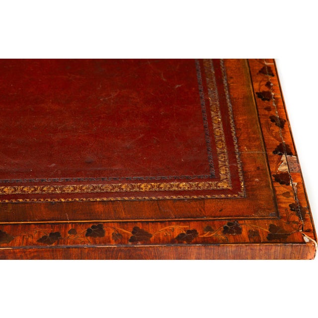 English Mahogany Partner’s Pedestal Rent Desk by James Winter Ca. 1830 For Sale - Image 18 of 18