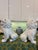 Palm Beach Chic White Foo Dog Guardian Lion Sculptures Primed – A Pair For Sale In Miami - Image 6 of 13