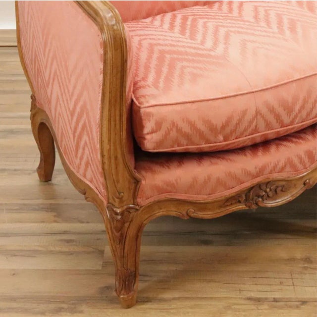 Early 20th Century Early 20th Century Provincial Louis XV Style Cherrywood Settee For Sale - Image 5 of 12