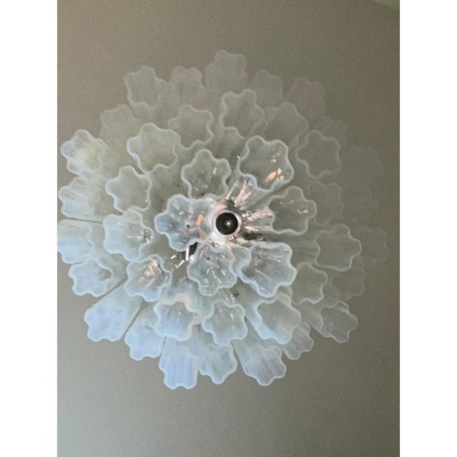 Opal Tronchi Chandelier in Murano Glass by Simoeng For Sale - Image 4 of 10
