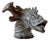 Stoneware Dragon Fish Sculpture by Carl Hugo Liisberg for Saxbo, 1940s For Sale