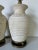 Mid-Century Modern 1980s Vintage Ribbed Design Ceramic Table Lamps - a Pair For Sale - Image 3 of 11