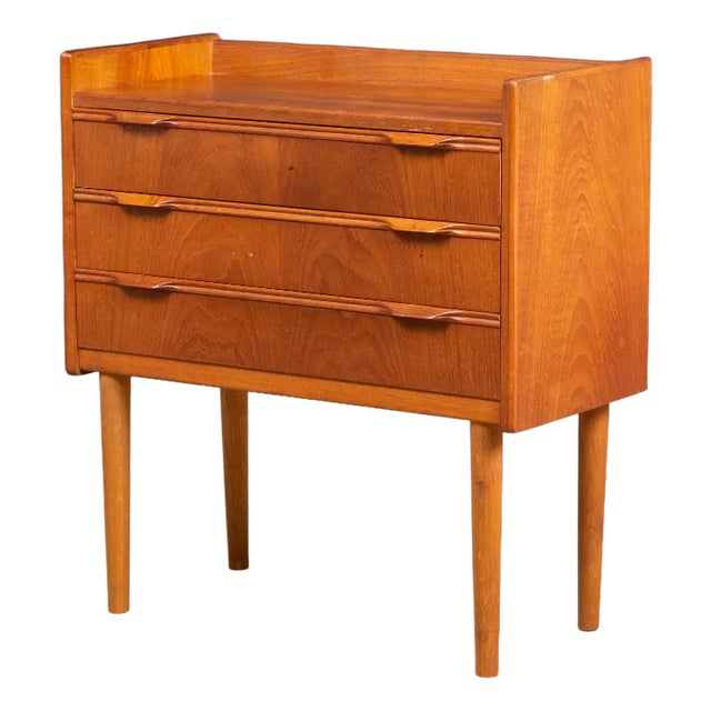 Danish Teak Dresser or Nightstand, 1960s For Sale