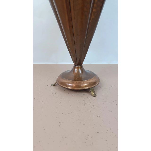 Copper Umbrella Stand in Copper, 1960s For Sale - Image 8 of 10