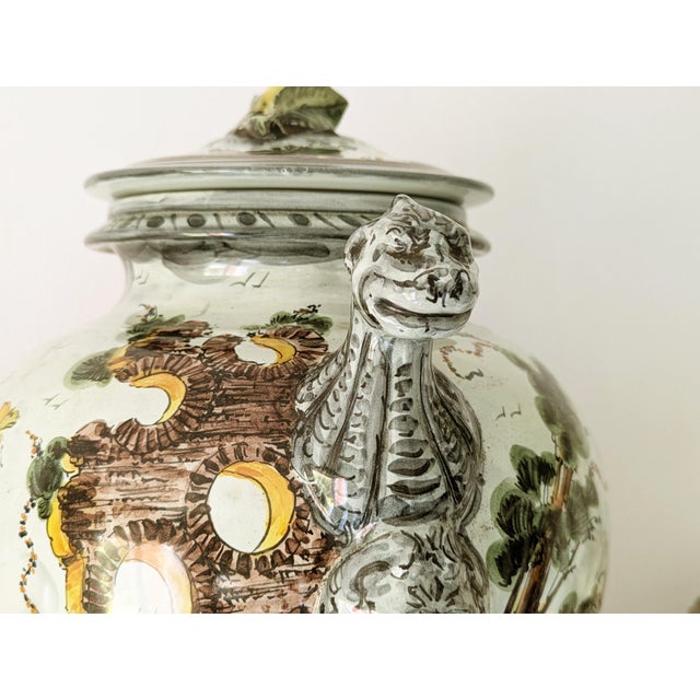 Levantino Ceramic Vase by A. Vaccari for Ce-as Albisola, 1962 For Sale - Image 8 of 17