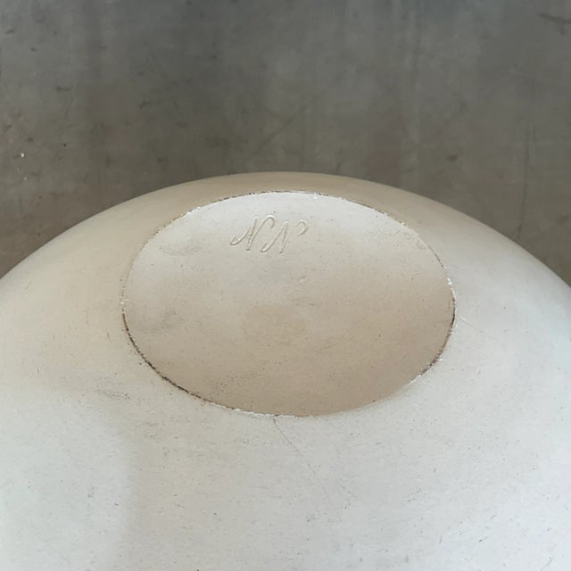 Boho Chic Vintage Boho Raku Fired Studio Pottery Vase For Sale - Image 3 of 6