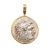 Silver Tetradrachm Pendant W 22kt and Two Diamonds For Sale - Image 4 of 12