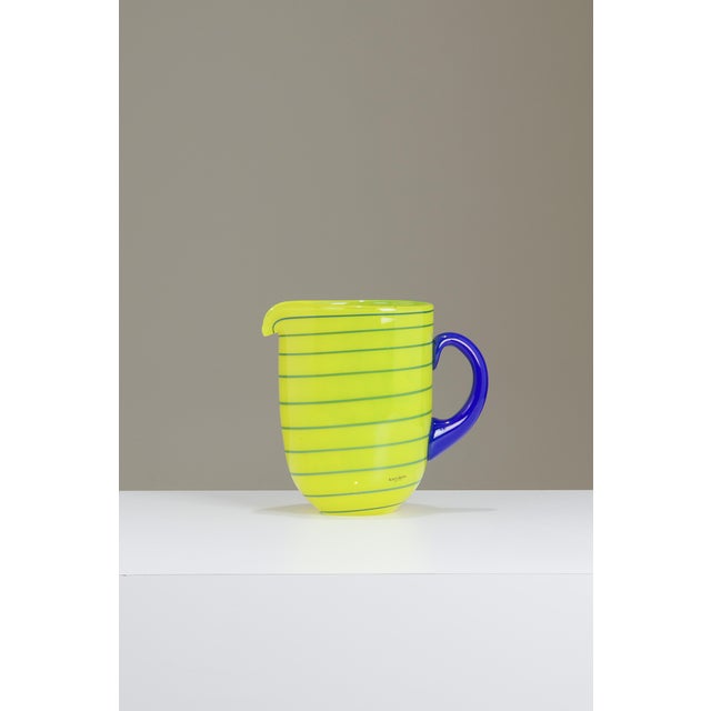 Glass Glass Epoque Series Pitcher by Anna Ehrner for Kosta Boda, 1990s For Sale - Image 7 of 7