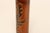 Vintage Studio Pottery Sunburst and Botanical Motif Matte Amber Glazed Vase For Sale - Image 12 of 18