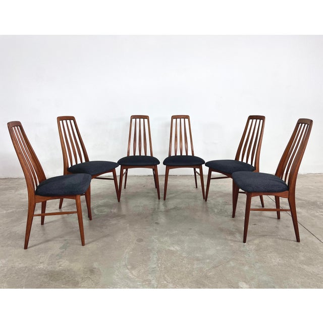 Hornslet Møbelfabrik Niels Koefoed “Eva” Dining Chairs – Set of 6 For Sale - Image 4 of 10