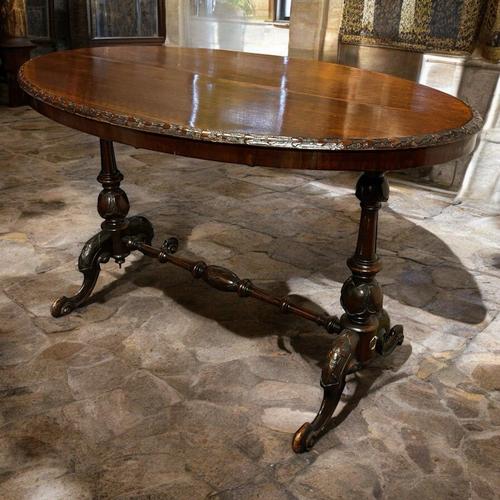 Victorian Side Table Hall Table on Cabriole Feet For Sale - Image 14 of 14