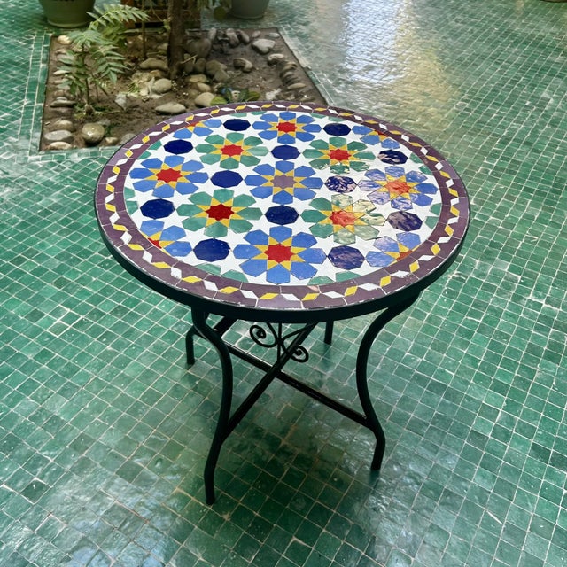 Not Yet Made - Made To Order Handcrafted Zellige Moroccan Tile Table For Sale - Image 5 of 9