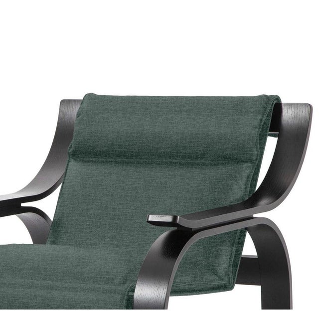 Woodline Armchair in Walnut and Leather by Marco Zanuso for Cassina For Sale - Image 3 of 13