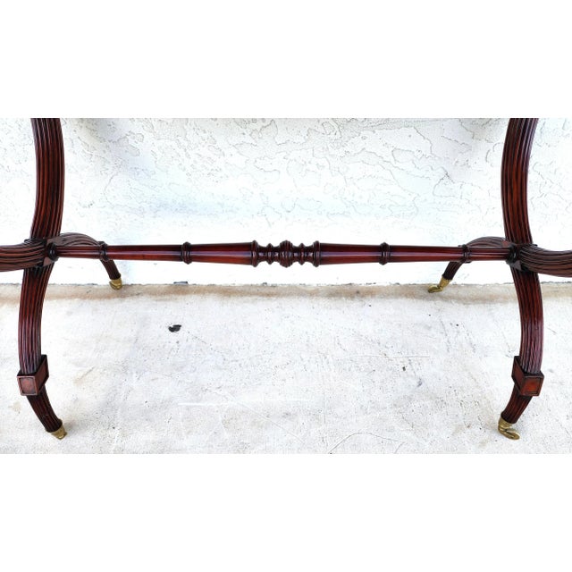 English Console Table Charles X Style Rolling For Sale In Miami - Image 6 of 12