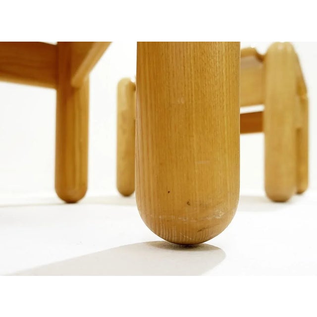 Wood Mid-Century Square Pine Coffee Tables in the style of Ilmari Tapiovaara, Set of 2 For Sale - Image 7 of 11