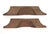 Traditional Pair of Vintage 8 In. Dark Stained Oak Drawer Pulls For Sale - Image 3 of 3