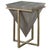 Geometric Shagreen Accent Table For Sale - Image 4 of 5