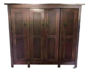 Vintage Pottery Barn Media Armoire, Attributed