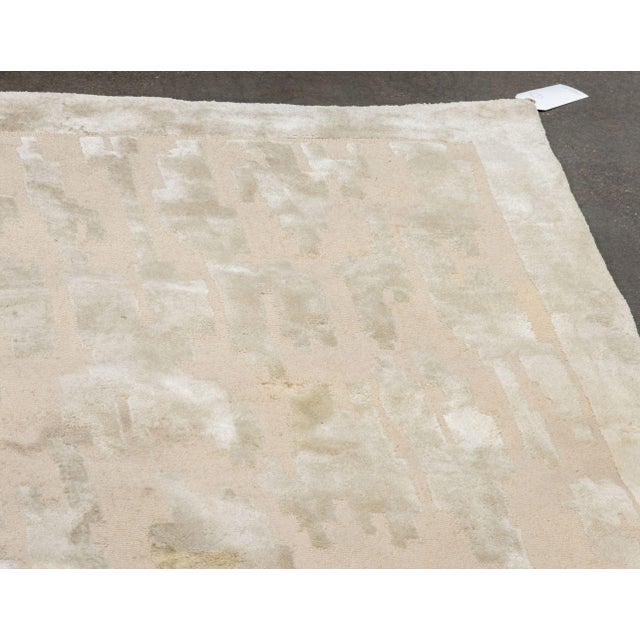 Edward Fields "Cloud Cover" Wool and Silk Carpet, 15' X 9' For Sale - Image 4 of 8
