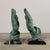 Pair of Hands Sculptures on Marble Bases – Hand Cast Bronze, 10” H For Sale In Dallas - Image 6 of 6