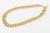 Modern Gold Metal Link Chain Necklace Signed by Dugal 1990's For Sale - Image 3 of 10
