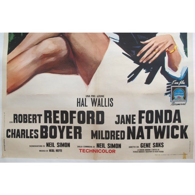 1960s 1964 Original American Movie Poster (Italian Version) - Barefoot in the Park For Sale - Image 5 of 10