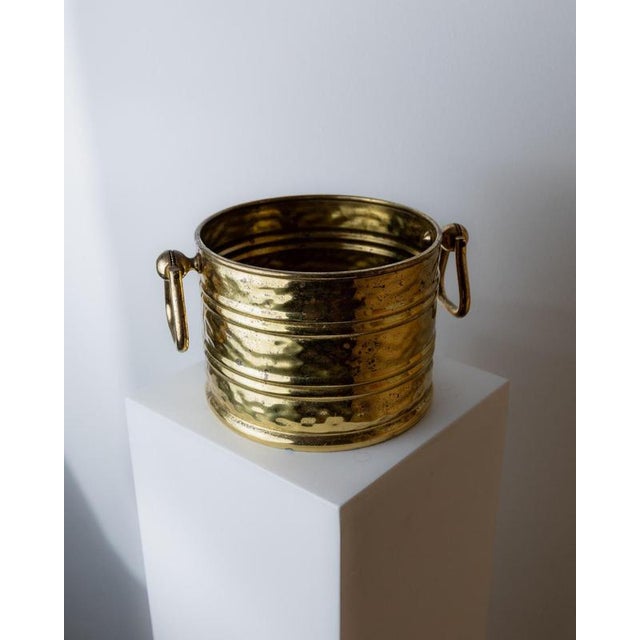 Vintage Brass Wine Cooler, 1970s For Sale - Image 3 of 11