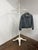 Norwich Nickle and Brass Industrial Revolving Clothing Rack, Norwich Ct For Sale - Image 4 of 17