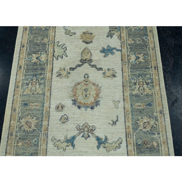 Early 21st Century Turkish Oushak Runner Rug 2'9" x 16'3" #17722 For Sale - Image 5 of 8