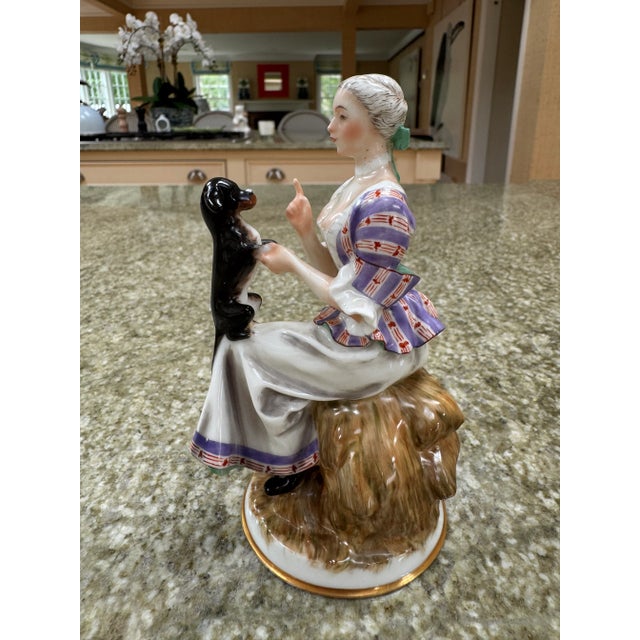 Traditional A Bing & Grondahl Porcelain Figure Made in Denmark For Sale - Image 3 of 6