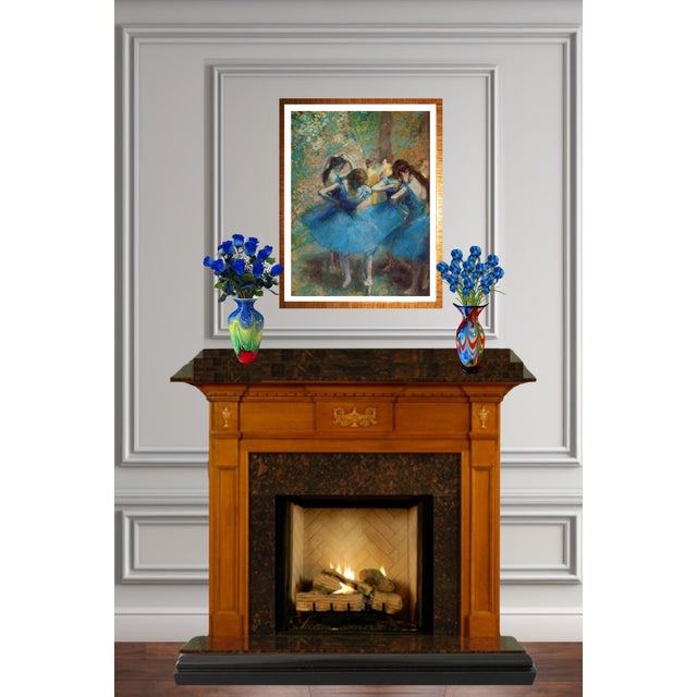 Art Glass Multicolor Vases-a Pair For Sale - Image 10 of 12