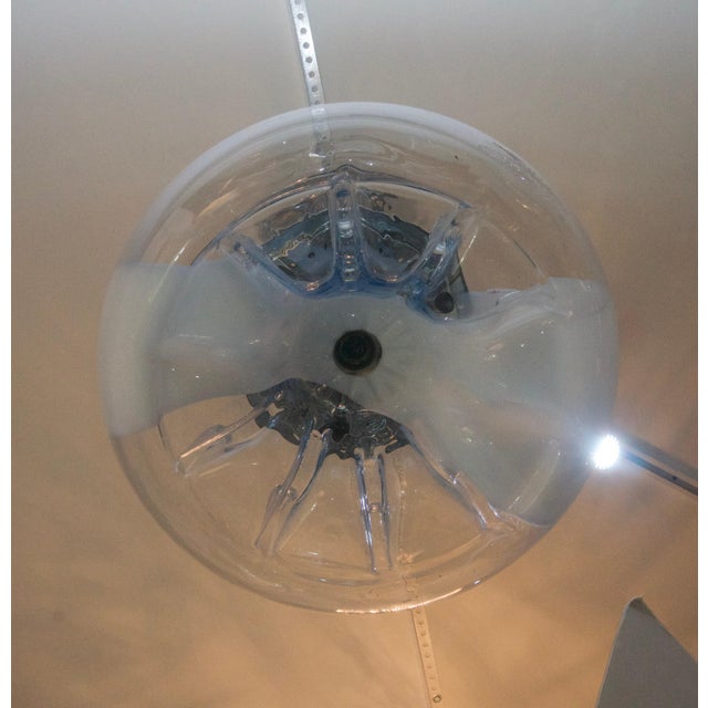 Mid 20th Century Mazzega Glass Chandelier For Sale - Image 5 of 6