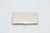 Plain Silver Rectangular Cigarette Case with Hinged Lid For Sale - Image 3 of 4