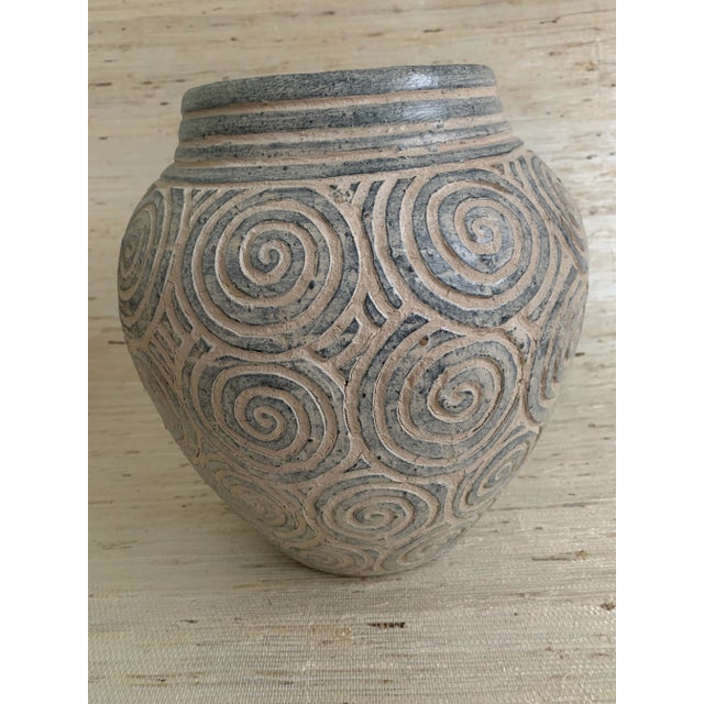 Handcrafted pottery vase
