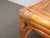 Pair Vintage Baker Furniture Side Chairs ~ Chinoiserie Bamboo Cane Brown Chairs For Sale - Image 14 of 15