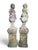 Gold Pair of Italian Cherub Sculptures with Pedest, 1890, Terracotta For Sale - Image 8 of 10