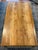 2010s West Elm Solid Wood & Antique Brass Geometric Coffee Table For Sale - Image 5 of 6