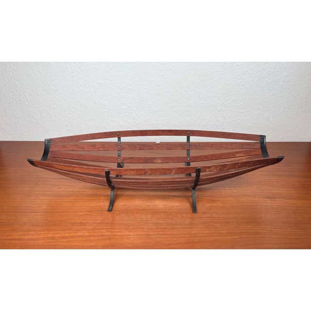 Mid-Century Modern Teak Fruit Bowl, 1960s For Sale - Image 6 of 18