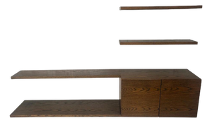 Wenge Wood Wall Unit, 1960s