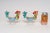 Pair of Hand Painted Vintage Italian Ceramic Rooster Compotes/Vases by De Simone For Sale - Image 9 of 18