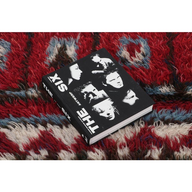 Vintage Swedish Rya Wool Rug in Red & Ivory by Rug & Kilim, 1950-1959 For Sale - Image 9 of 9