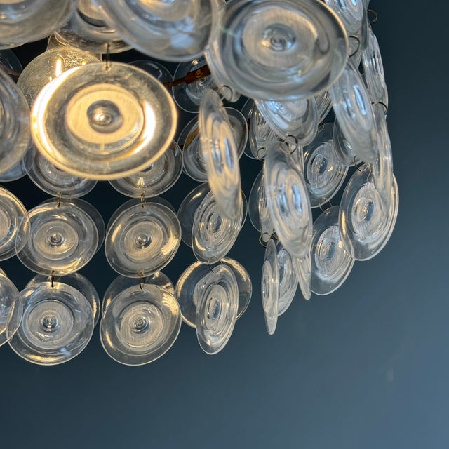 Pendant Lamp with Acrylic Glass Panels, 1970s For Sale - Image 6 of 9