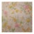 Vintage 1980s Pink and Yellow Floral Motif Wallpaper For Sale