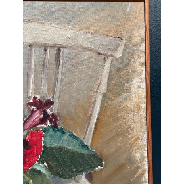 Aina Engström, Gloxinian, 1973, Oil on Canvas, Framed For Sale - Image 15 of 18
